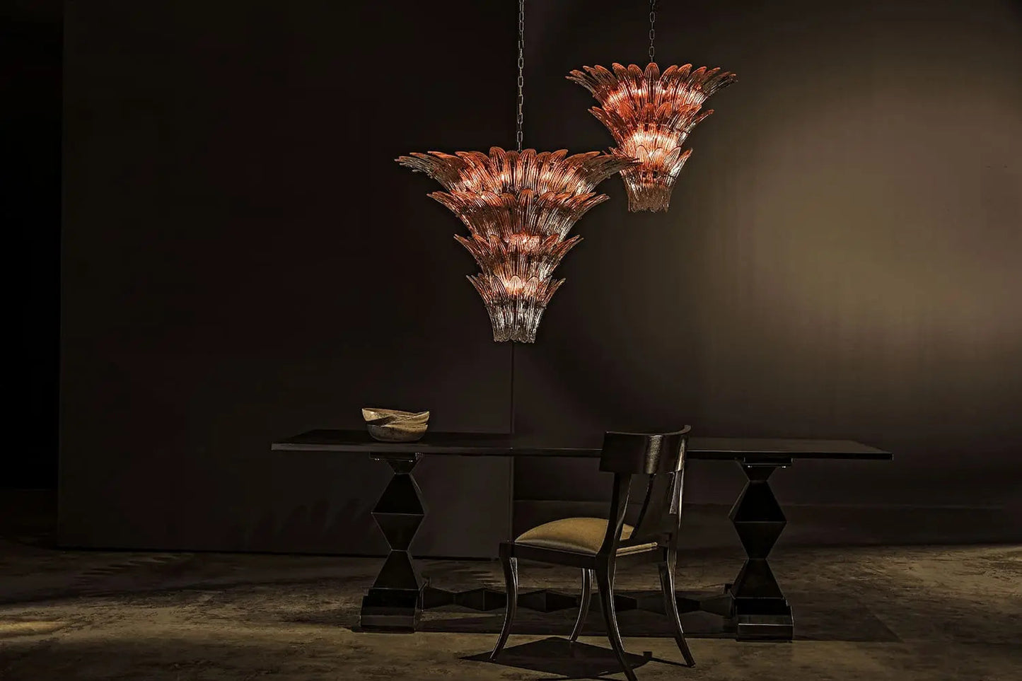 Mini Chandeliers-Noir-PZ040