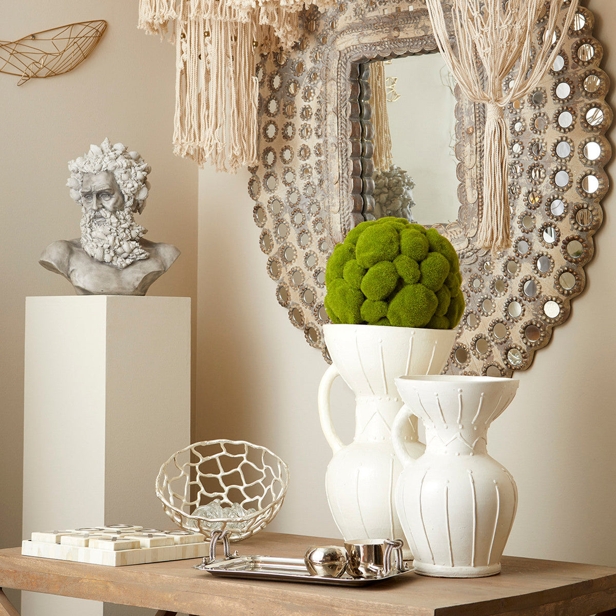 Cyan Design Moss Sphere Sculpture