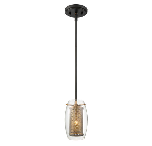 Dunbar 1-Light Mini Pendant - Warm Brass