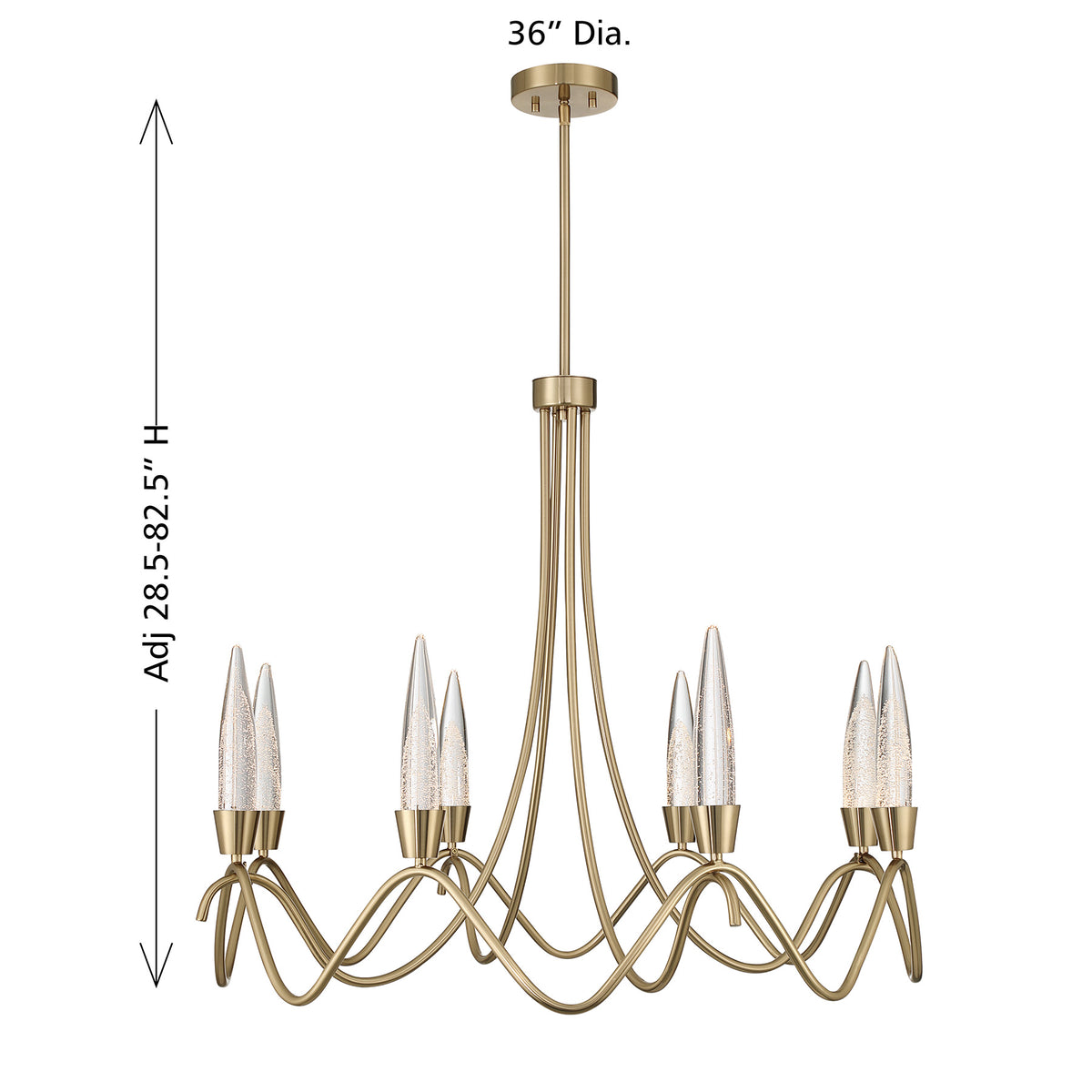 Savoy House Sofia 8-Light Chandelier - alternate view
