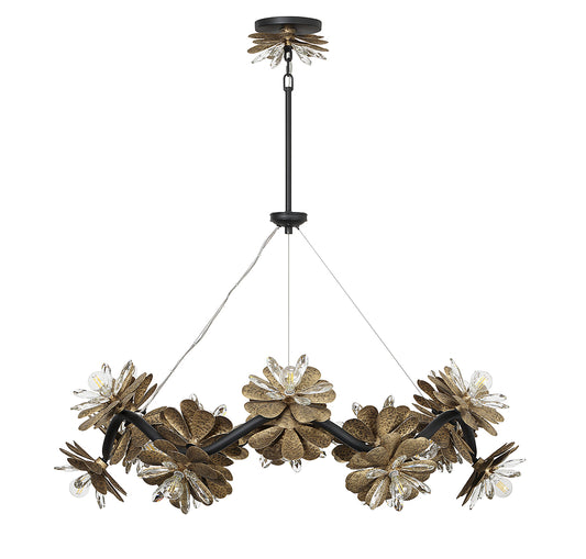 Giselle 24-Light Chandelier in Delphine