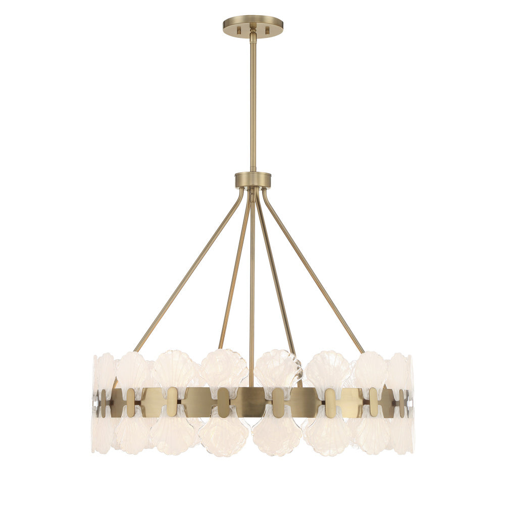 Savoy House Bancroft 6-Light Chandelier - Noble Brass