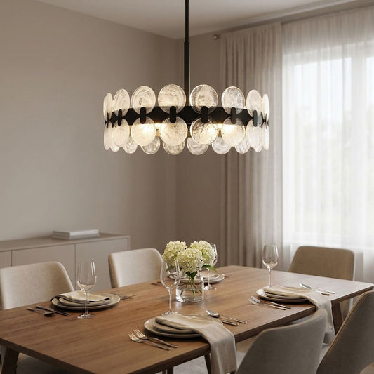 Boca 6-Light Chandelier in Matte Black