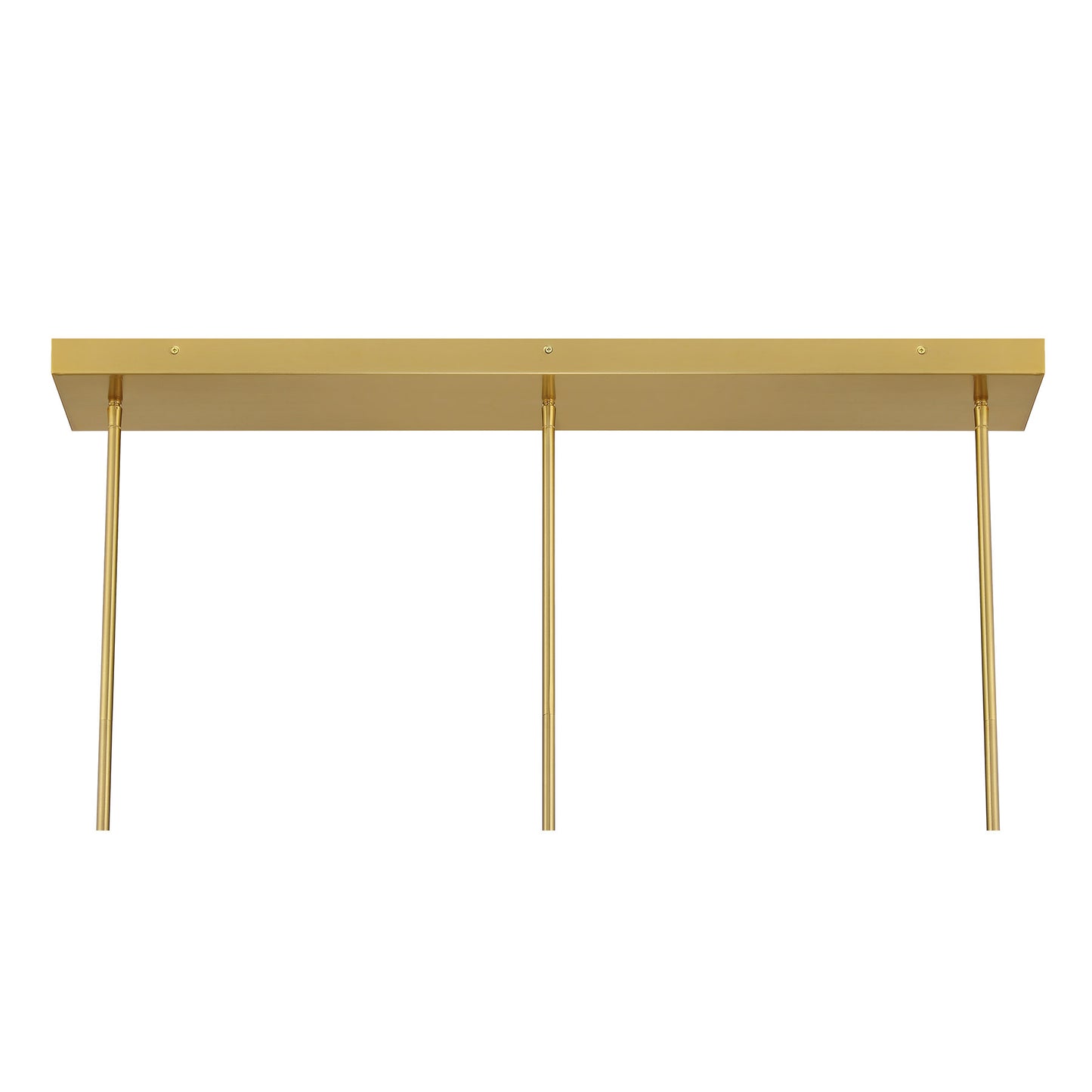 Hillbourne 3-Light Linear Chandelier in Warm Brass