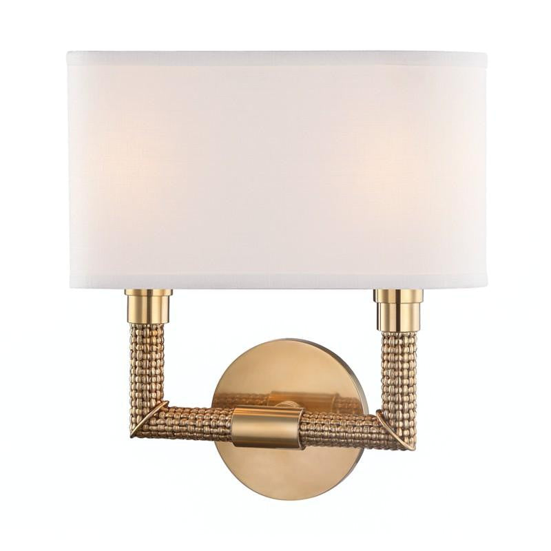 Hudson Valley Dubois Wall Sconce Antique Brass