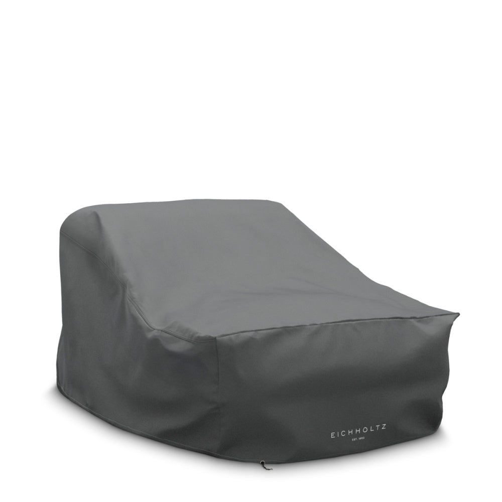 Eichholtz Relax Outdoor Chair, Mauritius Light Grey, Black Base (116536)