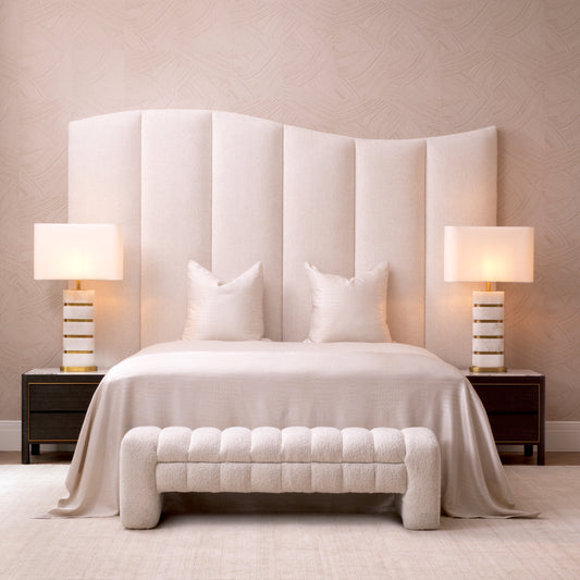 Eichholtz Taranto Bench, Cascade Off-white (118741)