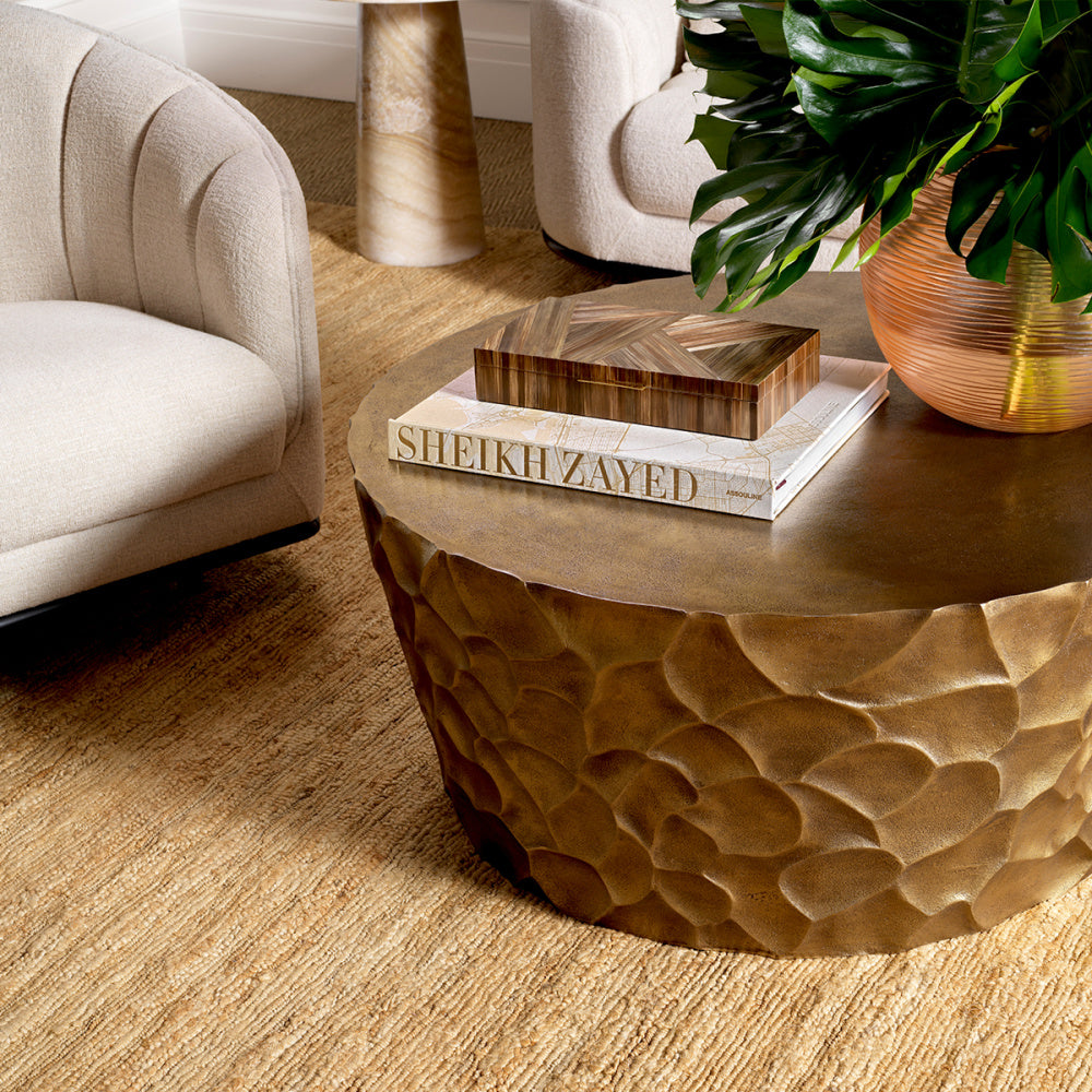 Eichholtz Harvard Box, Straw Marquetry Brown (118932)