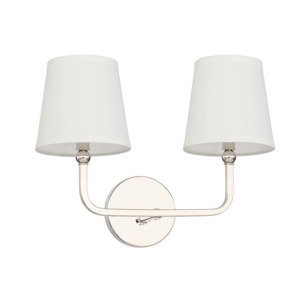 Capital Dawson Vanity Light Polished Nickel