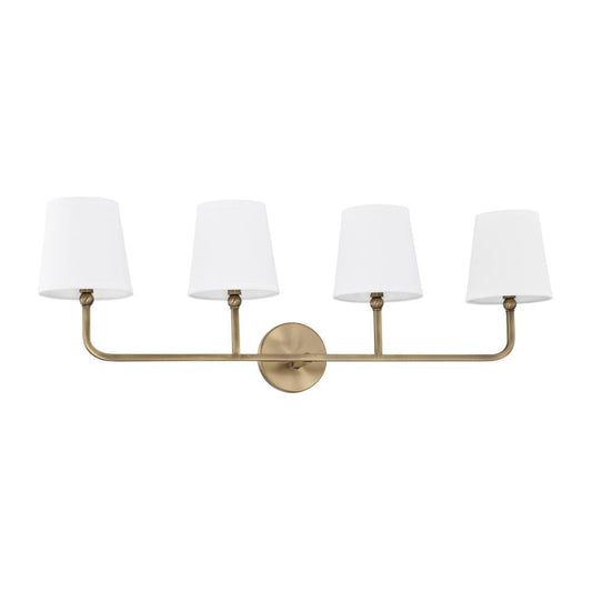 Capital Dawson Vanity Light Aged Brass