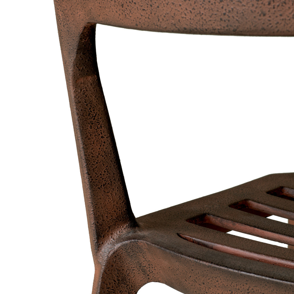 Eichholtz Quentin Dining chair, Recycled Aluminium, Oxidized Look (119416)