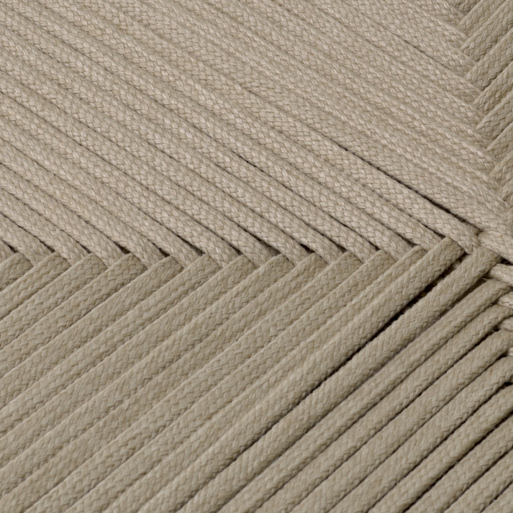 Eichholtz Pivetti Outdoor Dining Chair, Aged Teak, Light Grey Rope (119464)