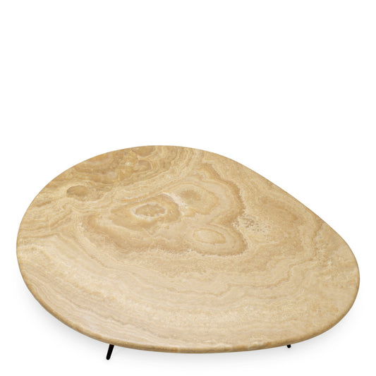 Eichholtz Portofino Coffee Table, Small, Onyx, Black Legs (119886)