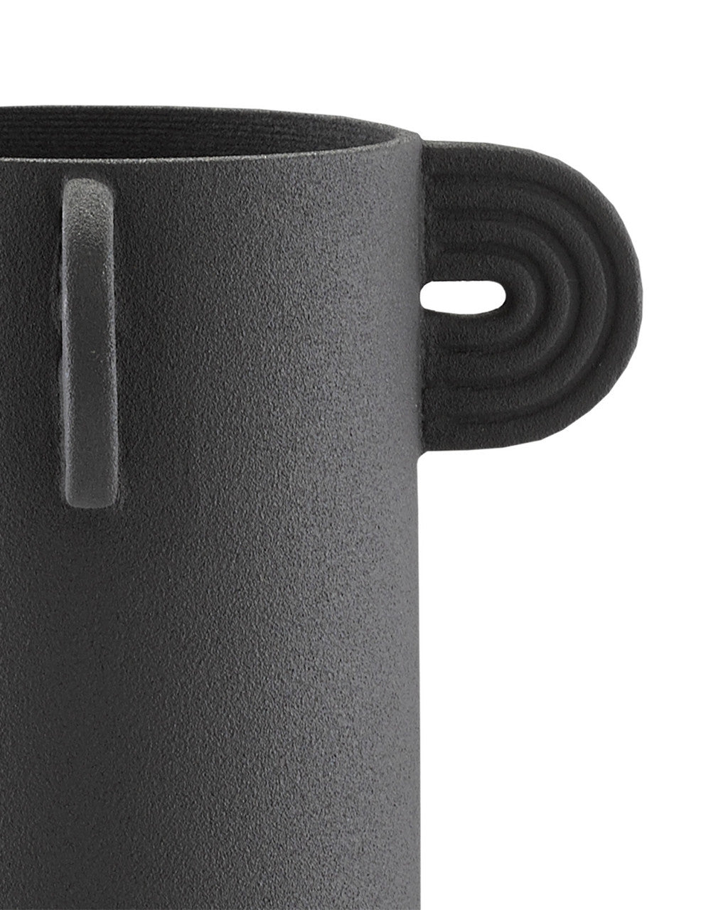 Happy 40 Tube Black Vase Currey and Company 1200-0406