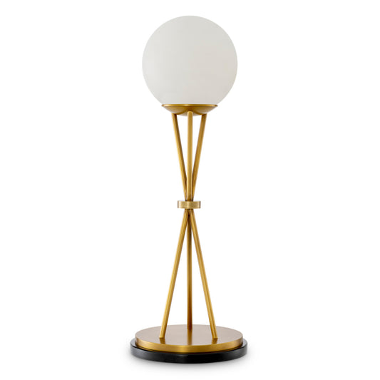 Eichholtz Izzy Table Lamp, Antique Brass, Alabaster (120279UL)