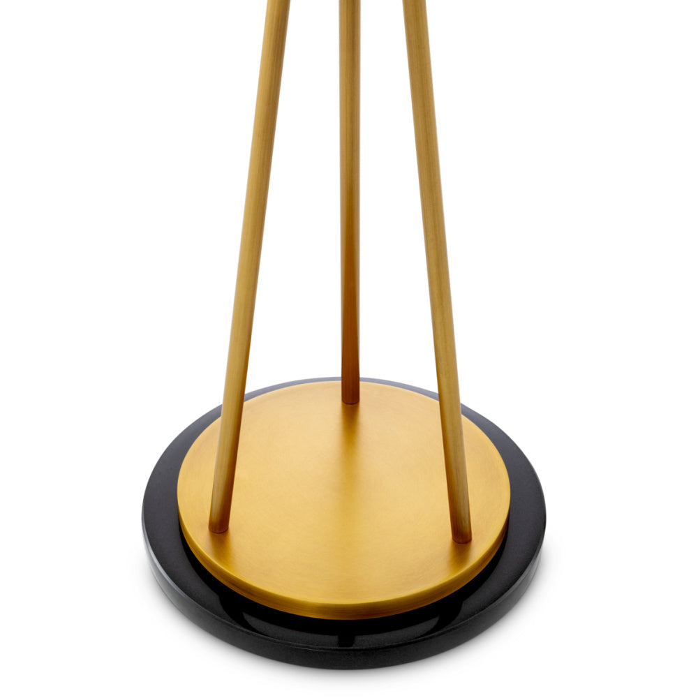 Eichholtz Izzy Floor Lamp, Antique Brass, Alabaster (120280UL)