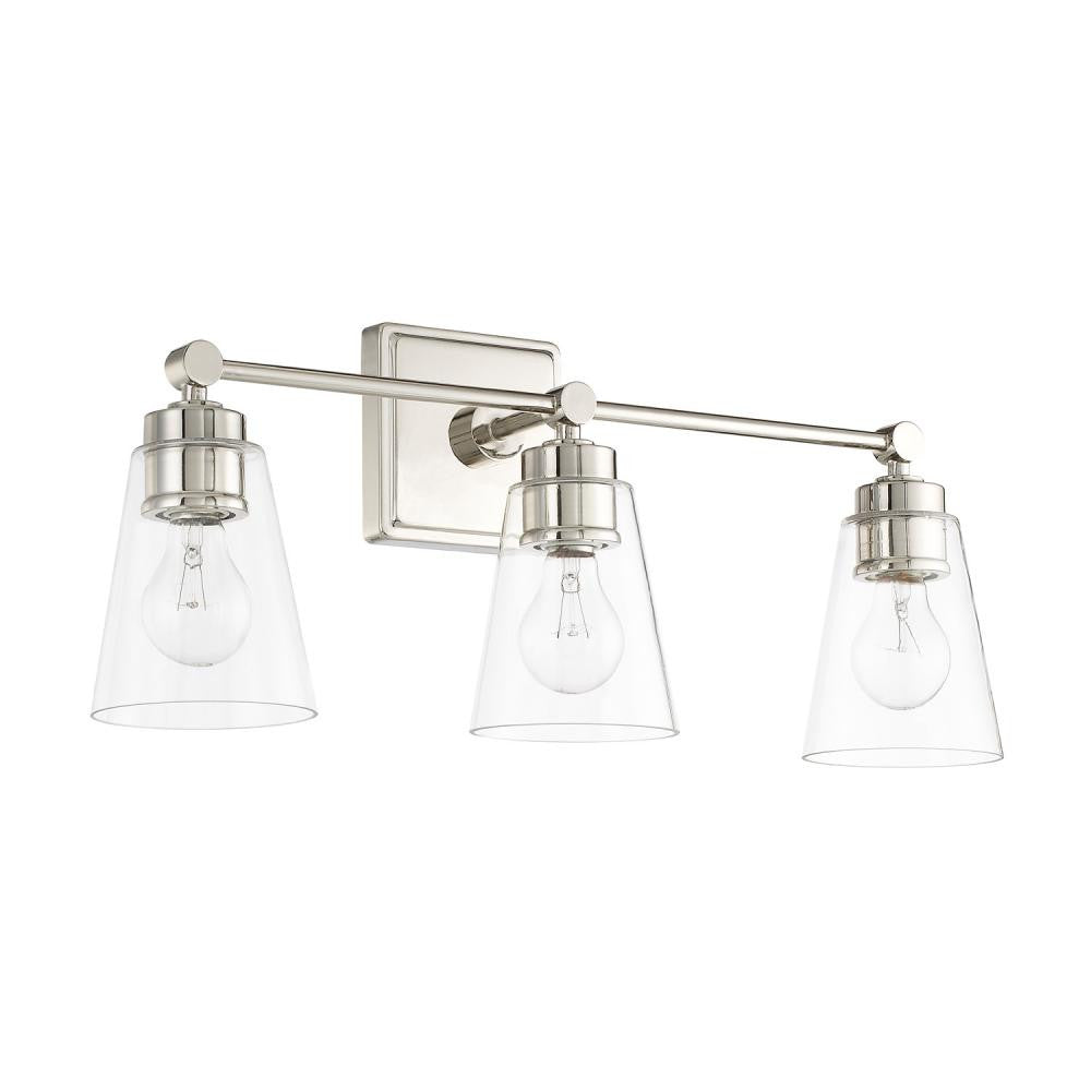 Capital Rory Vanity Light Polished Nickel