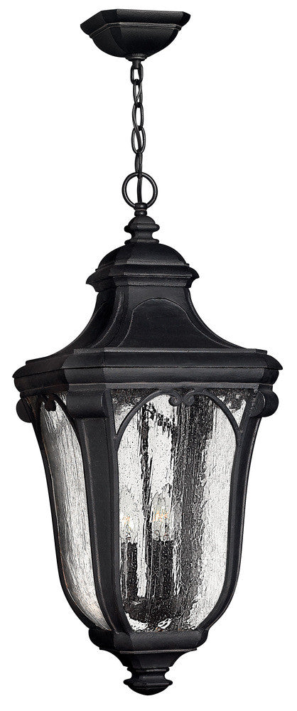 Hinkley Trafalgar Outdoor Hanging Lantern Museum Black