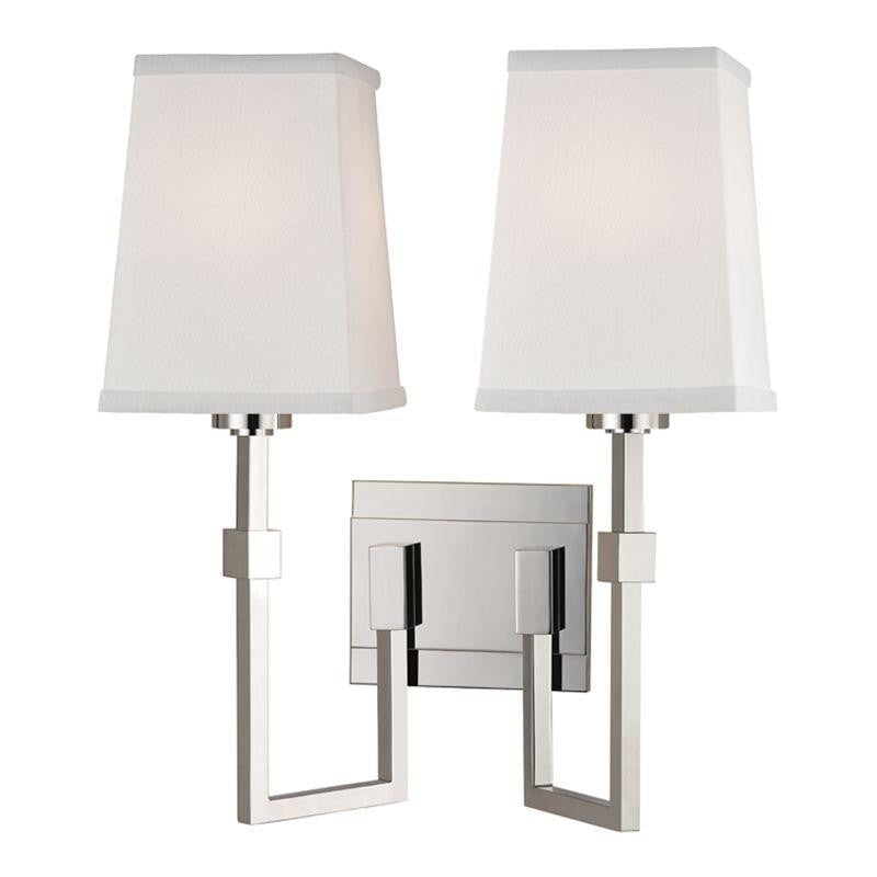 Hudson Valley Fletcher Wall Sconce Polished Nickel
