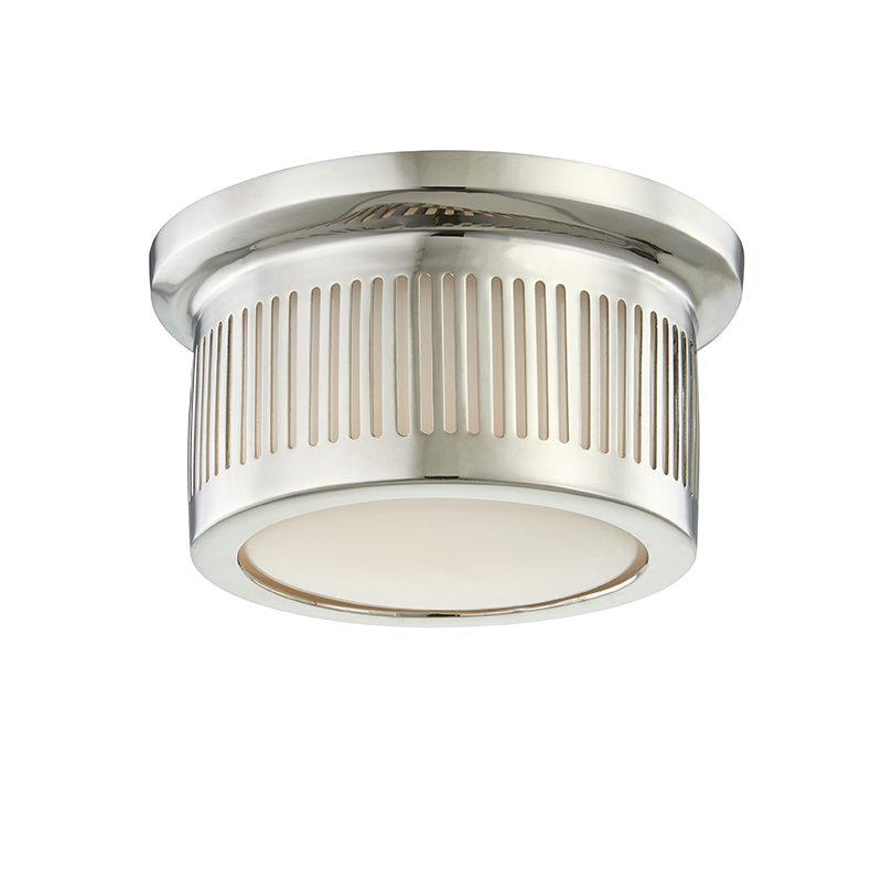 Hudson Valley Bangor Flush Mount Polished Nickel