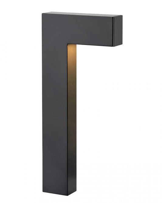 Hinkley Atlantis Path Light Aluminum, Black, Satin Black