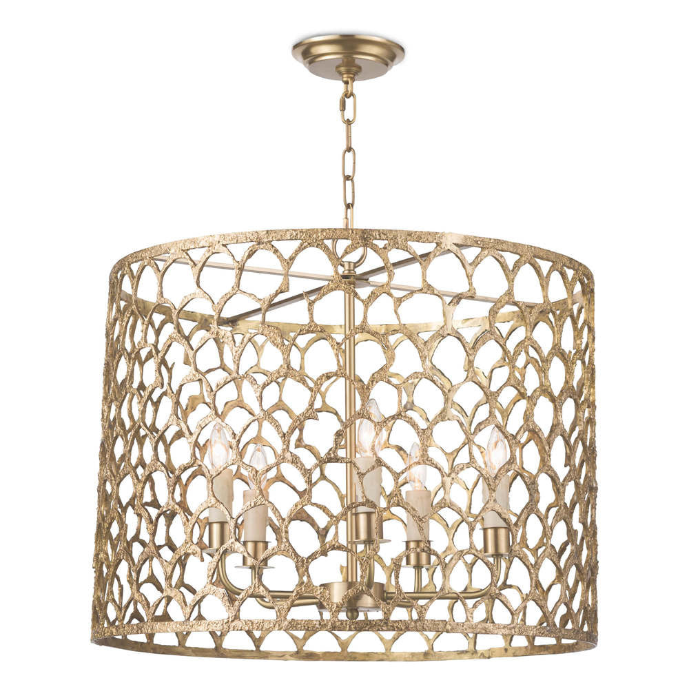 Regina Andrew Cabana Chandelier Brass