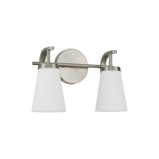 Capital Drake 2-Light Vanity - Brushed Nickel