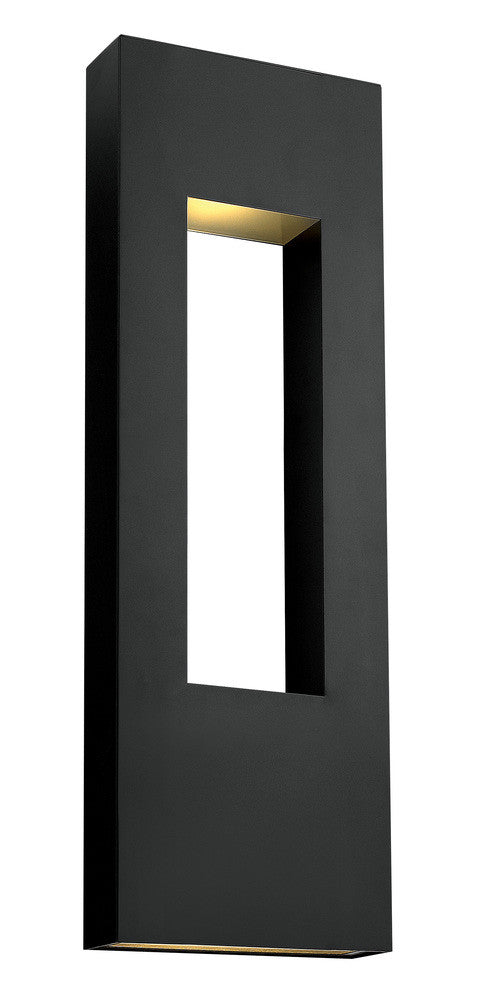 Hinkley Atlantis Outdoor Wall Mount Lantern Black