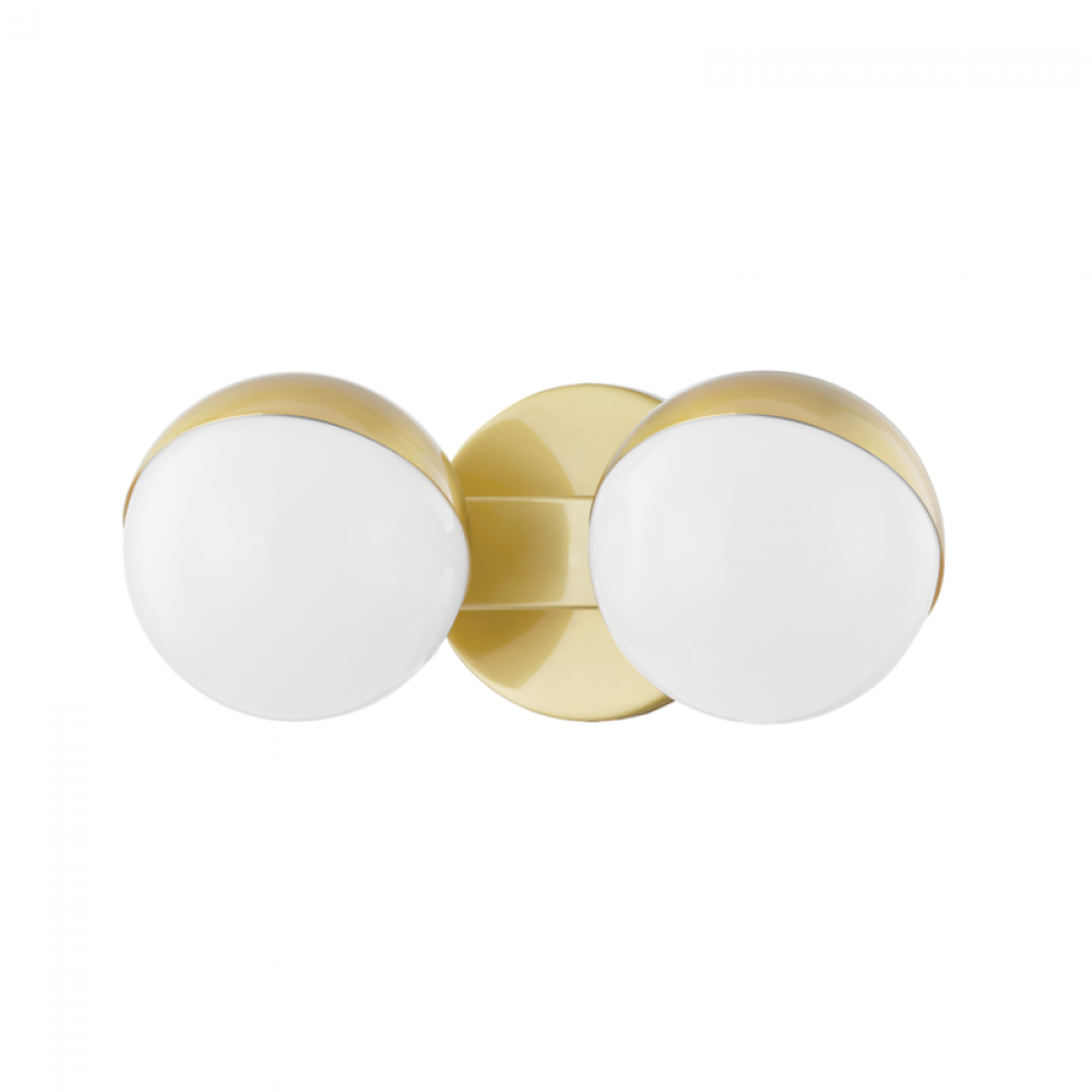 Hudson Valley Lodi Bath Vanity Aged Brass