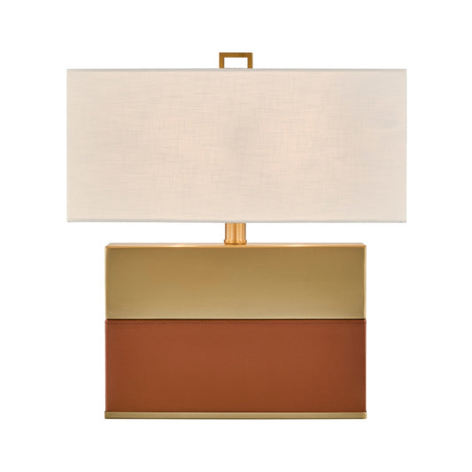 Savoy House Oliver 1-Light Table Lamp - Honey Brown and Brown