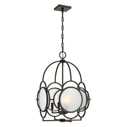 Savoy House Damen 4-Light Pendant - Mediterranean Bronze