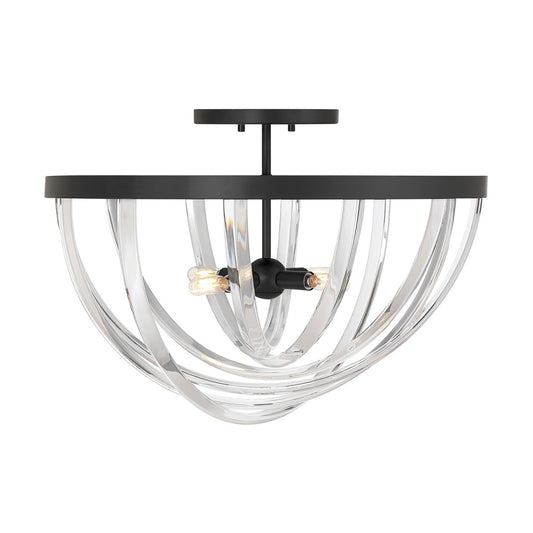 Savoy House Jennings 4-Light Semi-Flush - Matte Black