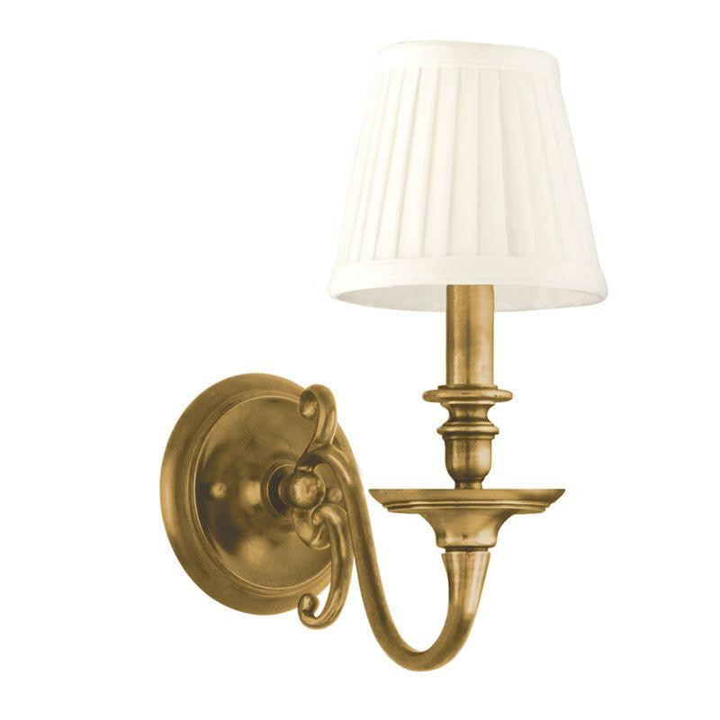 Hudson Valley Charleston Wall Sconce Aged Brass