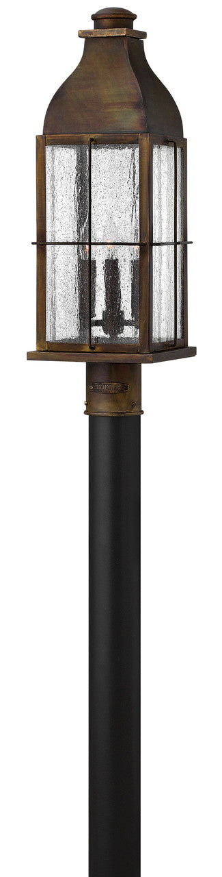 Hinkley Bingham Outdoor Post Mount Lantern Sienna Bronze