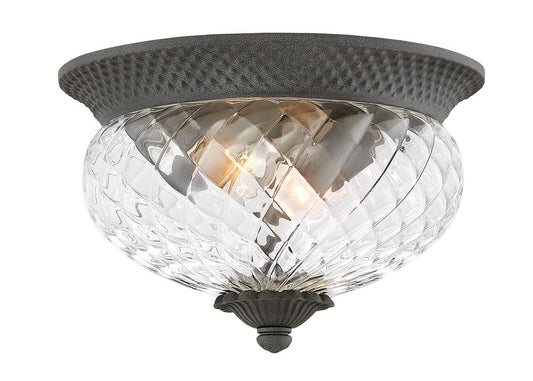 Hinkley Plantation Outdoor Flush Mount Museum Black