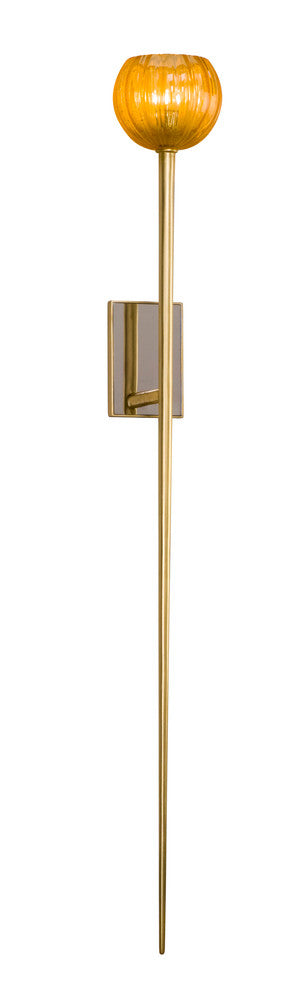 Corbett Merlin Wall Sconce Gold Leaf