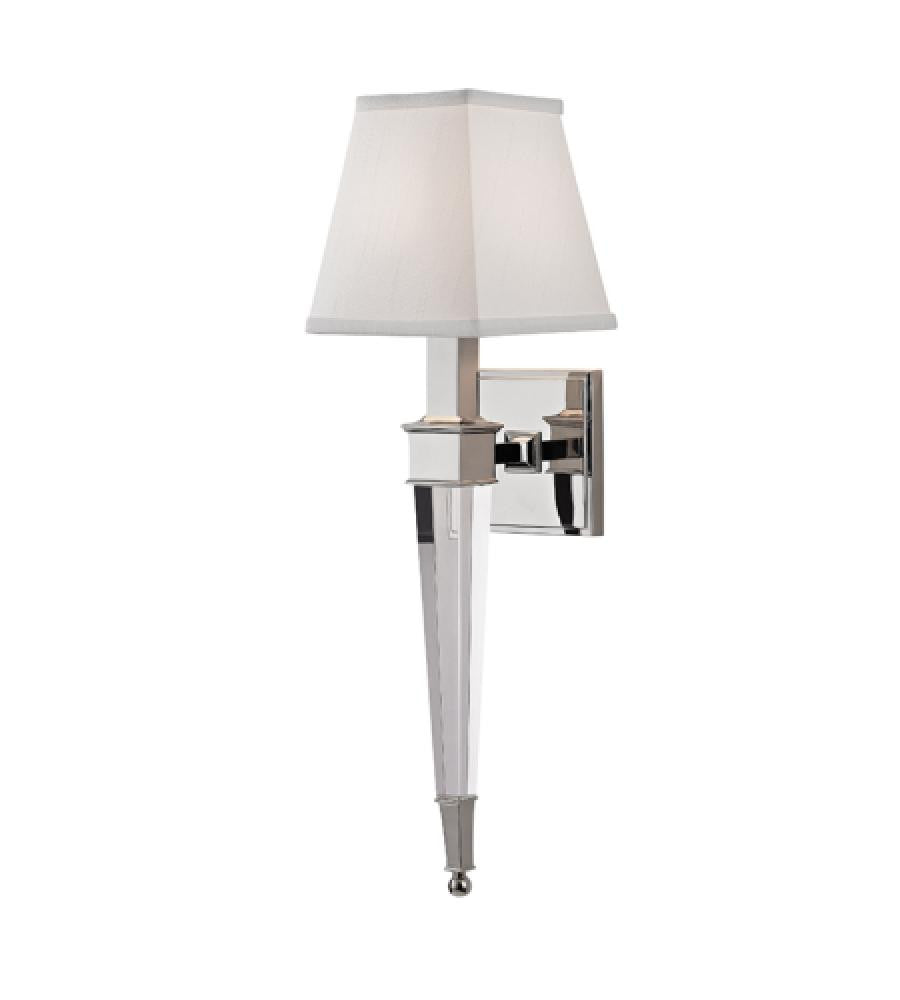 Hudson Valley Ruskin Wall Sconce Polished Nickel