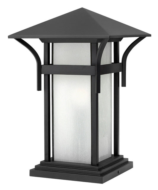 Hinkley Harbor Medium Pier Mount Lantern Satin Black