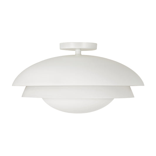 Capital Jensen Semi-Flush - Matte White