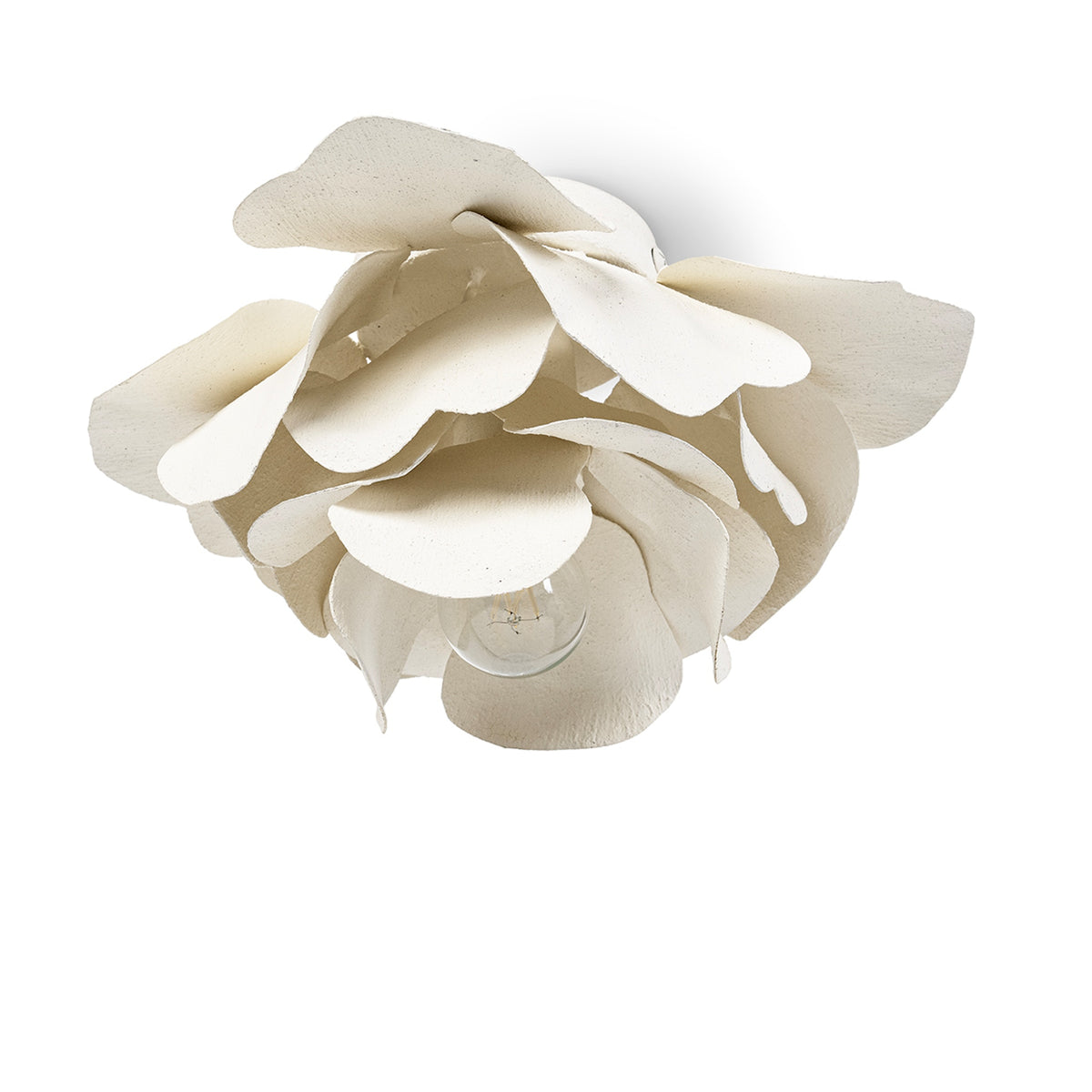 Palecek Virginia Flush Mount, Small - White - view 2