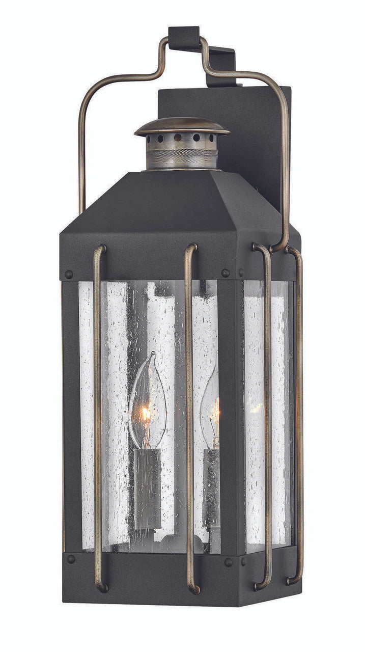 Hinkley Fitzgerald Outdoor Wall Mount Lantern Black