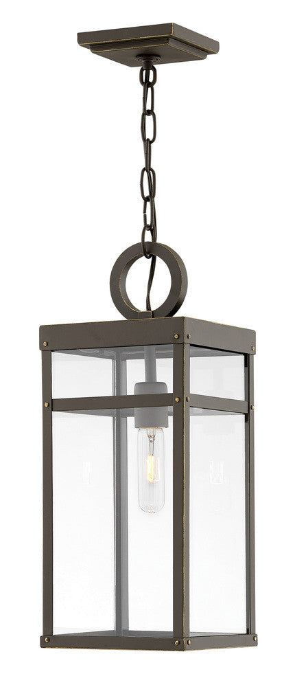 Hinkley Porter Outdoor Hanging Lantern Oil-Rubbed Bronze