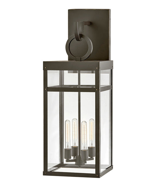 Hinkley Porter Outdoor Wall Lantern Bronze, Oil-Rubbed Bronze