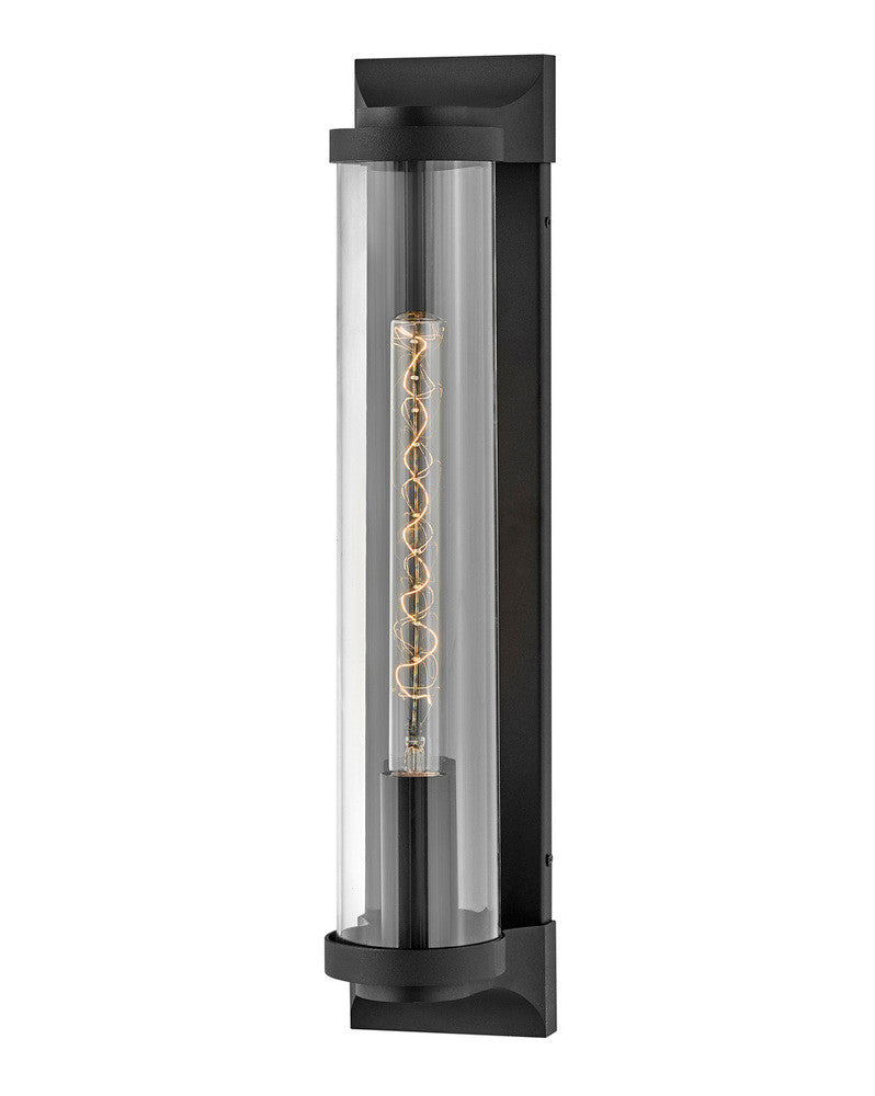 Hinkley Pearson Outdoor Wall Lantern Aluminum, Black