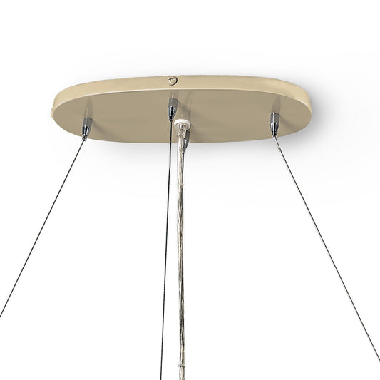 Palecek Ibiza Chandelier, Long - Natural - view 2
