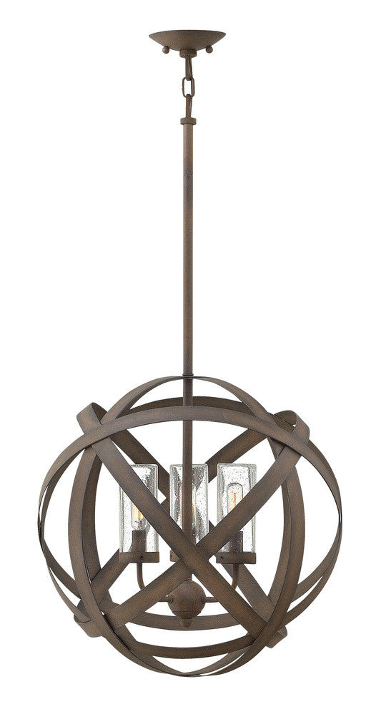 Hinkley Carson Outdoor Pendant Vintage Iron