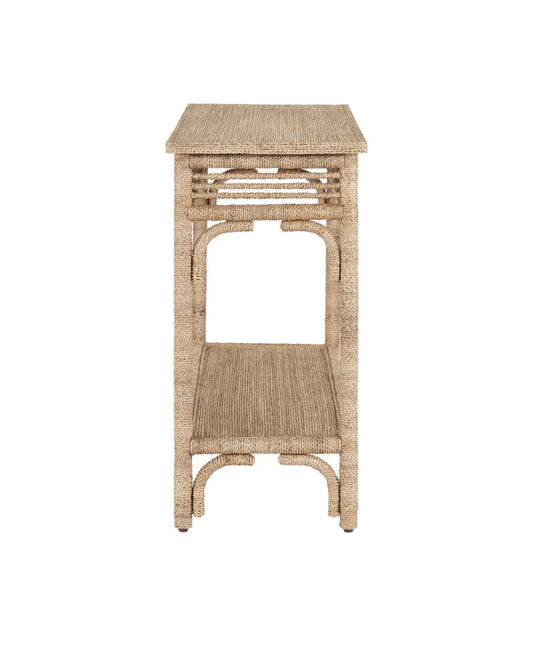 Olisa Console Table, Natural, 31"H, Currey and Company (3000-0012 KEW9)