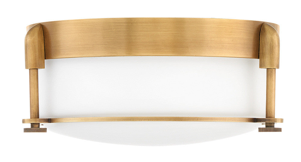 Hinkley Colbin Medium Flush Mount Brass, Steel, Heritage Brass