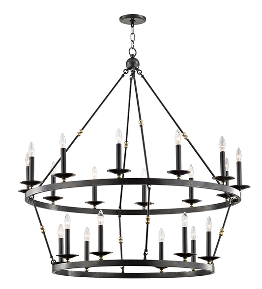 Hudson Valley Allendale Chandelier Aged Old Bronze