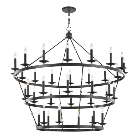 Hudson Valley Allendale Chandelier Aged Old Bronze